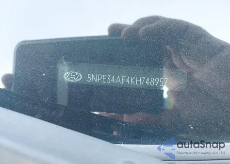 2019 Hyundai Sonata Sel из США, поврежденный, VIN 5NPE34AF4KH748957